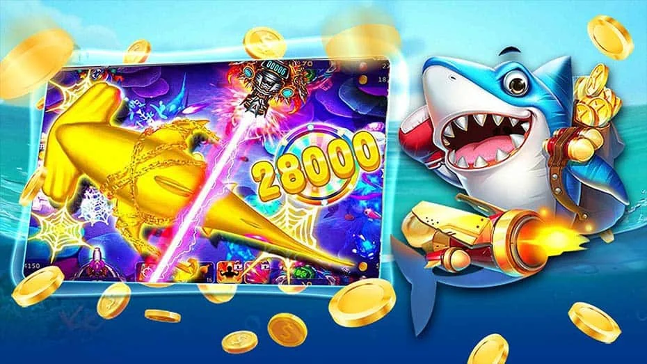 Visual bawah laut untuk kategori tembak ikan NEON4D